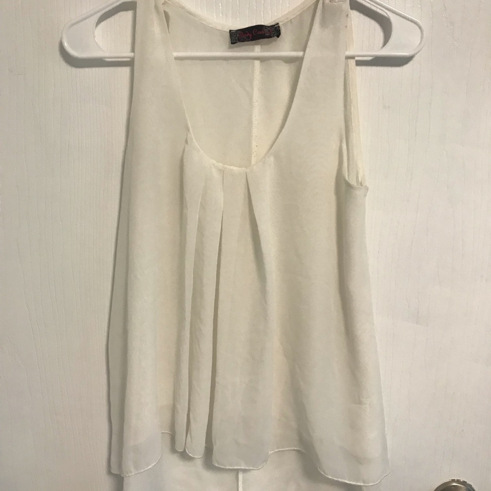 White tank top